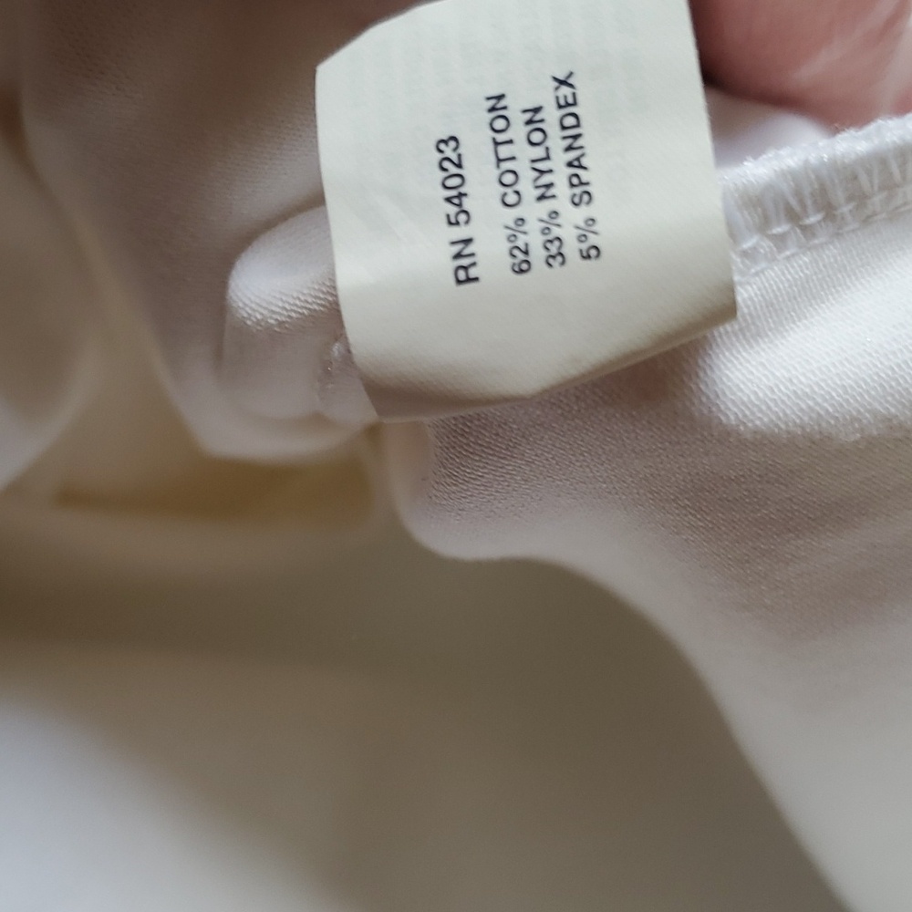 Nwt Gap Stretch Wrap White V-Neck Long Sleeve Top - Picture 5 of 5